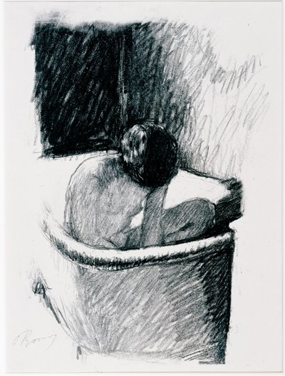 The Bath, ca. 1925 (litho) av Pierre Bonnard