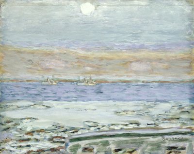 The Bay of Cannes, 1930-33 (gouache og wc på papir) av Pierre Bonnard