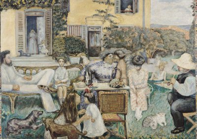 The Bourgeois Afternoon, eller The Terrasse Family av Pierre Bonnard