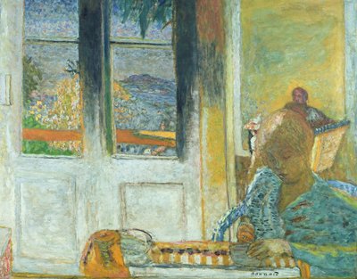 The French Windows eller, Morning in Le Cannet, 1933 av Pierre Bonnard