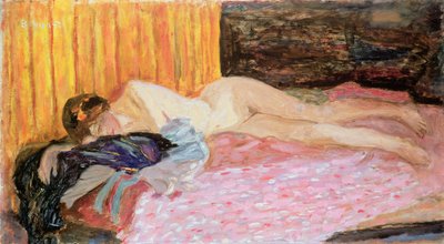 Den rosa sofaen av Pierre Bonnard