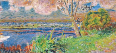 Seinen ved Vernon, ca. 1923 (olje på lerret) av Pierre Bonnard