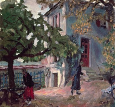 Terrassen av Pierre Bonnard