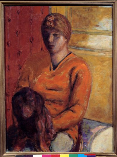 Hundekvinnen. Maleri av Pierre Bonnard (1867-1947), 1900-tallet. Grenoble, Musee des Beaux Arts. av Pierre Bonnard