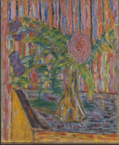 Vase med blomster av Pierre Bonnard