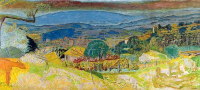 Utsikt over Le Cannet, 1928 av Pierre Bonnard