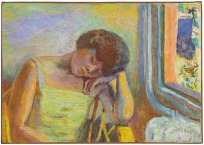 Woman Asleep, ca. 1928 (olje på lerret) av Pierre Bonnard