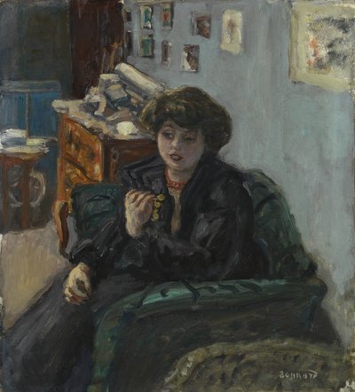 Ung kvinne i et interiør, ca. 1906 (olje på lerret) av Pierre Bonnard