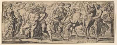 Bacchanale, 1610-42. av Pierre Brebiette