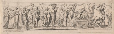 Offer av en Satyr av Pierre Brebiette