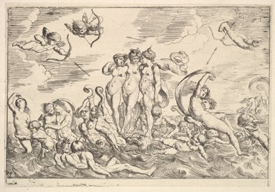 Triumf av Galatea, 1610-42. av Pierre Brebiette