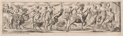 Kvinne som pisker en Satyr av Pierre Brebiette