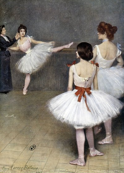 Klassisk dans: ballerinaer i 1897 av Pierre Carrier Belleuse av Pierre Carrier Belleuse
