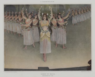Samson og Delila av Pierre Carrier Belleuse