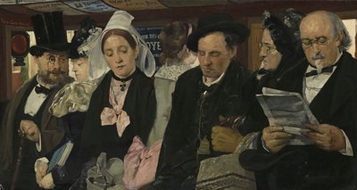 I en omnibus, 1877. av Pierre Carriere Belleuse