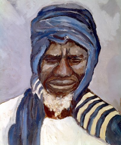 Portrett av Samory Toure, ca. 1870-1890 (maleri) av Pierre Castagnez