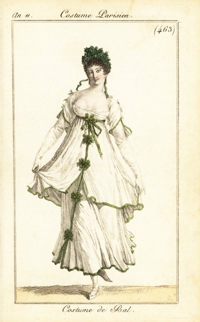 Kvinne danser på et ball, Paris av Pierre Charles Baquoy