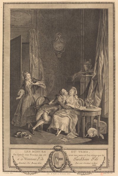 Tidens manerer av Pierre Charles Ingouf after Sigmund Freudenberger