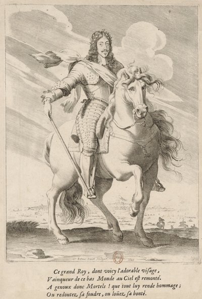 Rytterportrett av Louis XIII av Frankrike av Pierre Daret