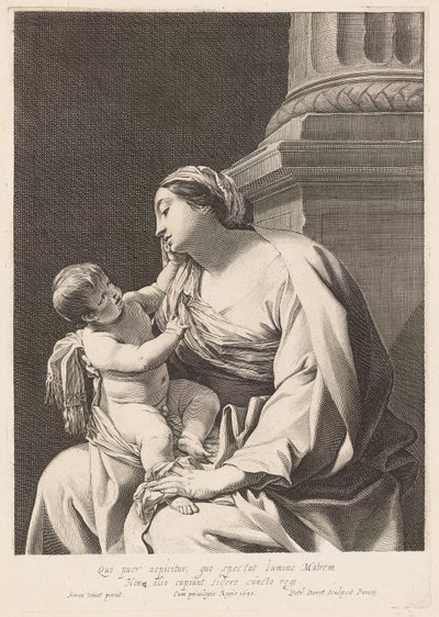 Jomfruen og barnet av Pierre Daret