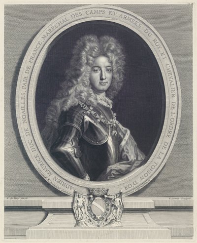Adrien Maurice, hertug av Noailles av Pierre Drevet