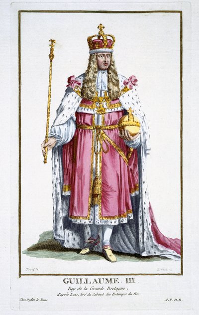 William III (1650-1702) av Orange, 1780 av Pierre Duflos