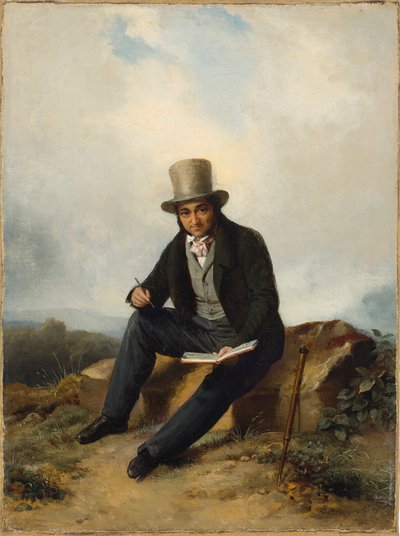 Portrett av André Jolivard 1787-1851. av Pierre Duval Le Camus