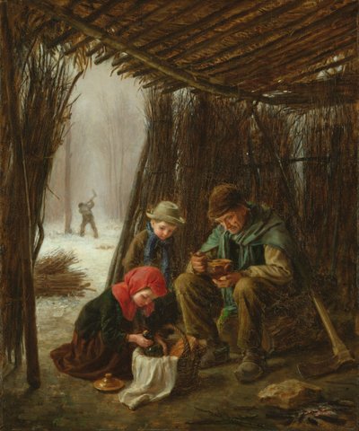 Vedhoggerens måltid av Pierre Edouard Frere