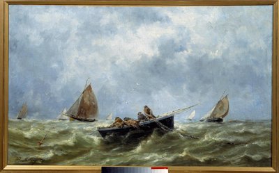 Havfiskere Maleri av Emile Berthelemy (1818-1890) 1880 Fecamp Museum of Newfoundland av Pierre Emile Berthelemy