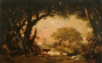 Rydding i skogen i Fontainebleau av Pierre Etienne Theodore Rousseau