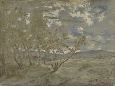 Landskap, ca 1865 av Pierre Etienne Theodore Rousseau