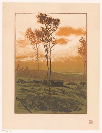 Landskap av Pierre Eugène Vibert