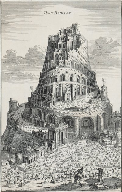 Babylons tårn av Pierre Fourdrinier