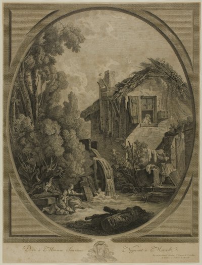 Vindmøllelandskap av Pierre Francois Laurent