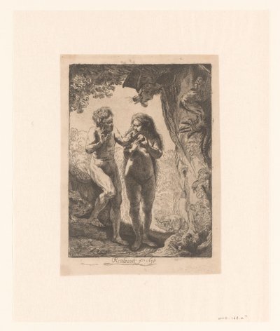 Adam og Eva av Pierre François Basan