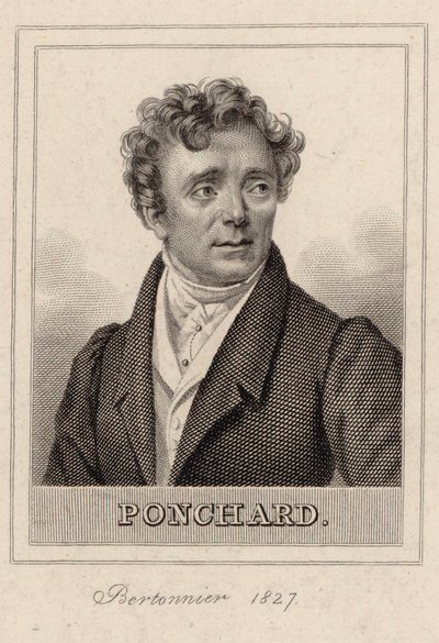 Portrett av operasangeren Louis Antoine Eléonore Ponchard 1787-1866, 1827. av Pierre François Bertonnier