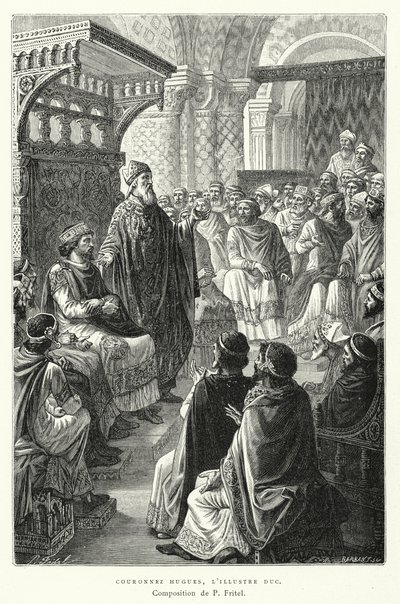 Crown Hugh, The Illustrious Duke (gravering) av Pierre Fritel