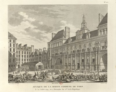 Angrep på Paris-kommunen av Pierre Gabriel Berthault