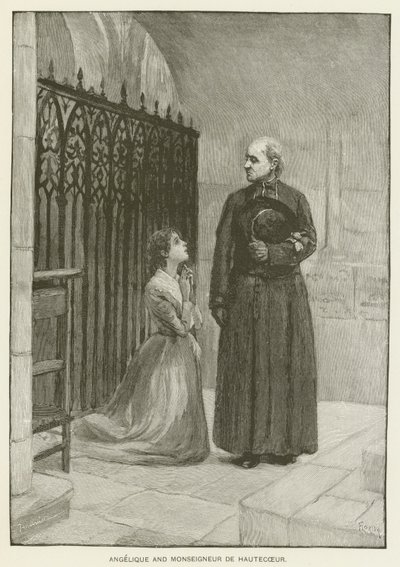 Angelique og Monseigneur de Hautecoeur av Pierre Georges Jeanniot