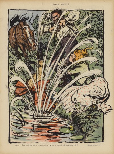 Illustrasjon for Le Rire av Pierre Georges Jeanniot