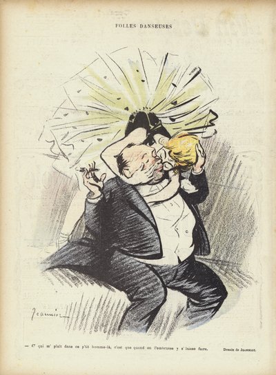 Illustrasjon for Le Rire av Pierre Georges Jeanniot
