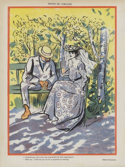 Illustrasjon for Le Rire av Pierre Georges Jeanniot