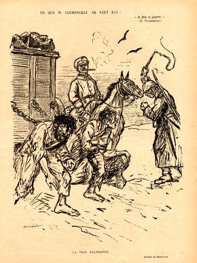 Illustrasjon for magasinet quot;Le Rire Rougequot; av Pierre Georges Jeanniot