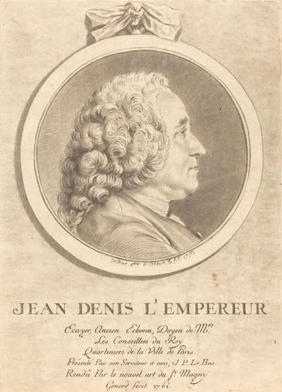 Keiseren John Denis av Pierre Gonord after Charles Nicolas Cochin II