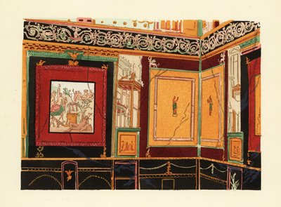 Exedra i atriet i House of Siricus, Pompeii av Pierre Gusman