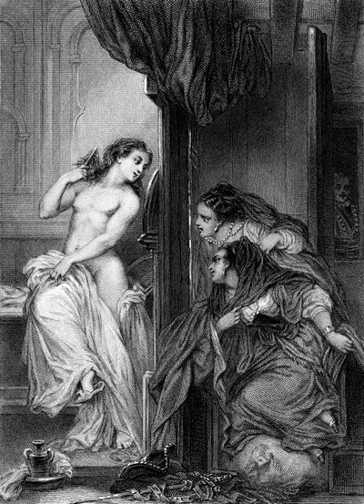 Historien om Jenni, av Voltaire av Pierre Gustave Eugene (1817 82) Staal