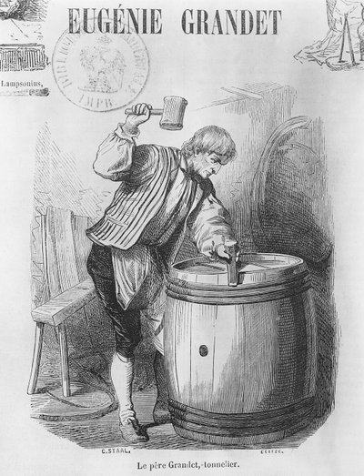Fader Grandet, Cooper, illustrasjon fra 