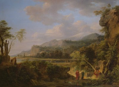 Cicero oppdager Arkimedes grav, 1787 av Pierre Henri de Valenciennes