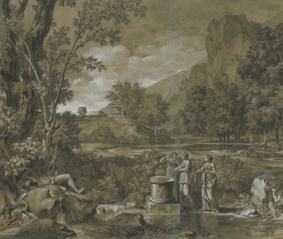 Klassisk landskap av Pierre-Henri de Valenciennes