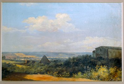 Die Cestius-Pyramide in Rom von Pierre-Henri de Valenciennes